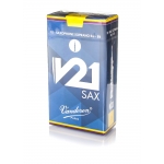 Image links to product page for Vandoren SR8025 V21 Soprano Saxophone Reeds Strength 2.5, Pack of 10