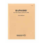 Image links to product page for Rapsodie for Alto Sax and Piano, op108b
