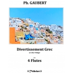 Image links to product page for Divertissement Grec [Flute Quartet]