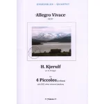 Image links to product page for Allegro Vivace for Four Piccolos (includes Online Audio)