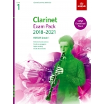 Image links to product page for Clarinet Exam Pack 2018-2021 Grade 1 (includes Online Audio)