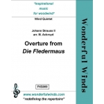 Image links to product page for Overture to Die Fledermaus [Wind Quintet]