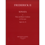 Image links to product page for Sonata in Bb Major Spitta No.76 for Flute and Continuo