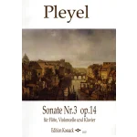 Image links to product page for Sonata No. 3 for Flute, Cello and Piano, Op. 14