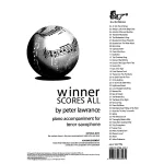 Image links to product page for Winner Scores All - Piano Accompaniment for Tenor Saxophone