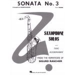 Image links to product page for Sonata No 3 for Alto Saxophone and Piano