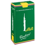 Image links to product page for Vandoren SR304 Java Green Soprano Saxophone Reeds Strength 4, 10-pack