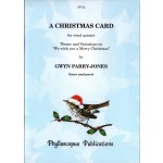 Image links to product page for A Christmas Card: Theme and Variations on 'We Wish You a Merry Christmas'