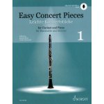 Image links to product page for Easy Concert Pieces for Clarinet and Piano, Vol. 1 (includes Online Audio)
