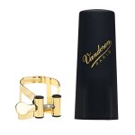 Image links to product page for Vandoren LC57GP M/O Alto Saxophone Gold-Plated Ligature & Cap