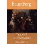 Image links to product page for Trio No. 3 for Two Flutes and Cello, Op. 1