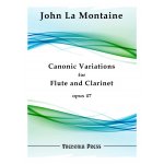 Image links to product page for Canonic Variations for Flute and Clarinet, Op47