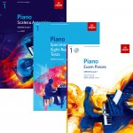 Image links to product page for Piano Exam Bundle 2021-2022 (Pieces, Scales and Sight-Reading) Grade 1 (includes CD)