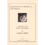 Image links to product page for Concerto in D minor for Flute Ensemble, Wq22