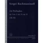 Image links to product page for 24 Préludes for Piano, Vol 3