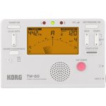 Image links to product page for Korg TM-60-WH Combo Tuner Metronome
