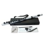 Image links to product page for Nuvo N235SFSB Student Flute 2.0, Metallic Silver