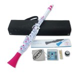 Image links to product page for Nuvo N120CLPK Clarineo 2.0, White with Pink Trim
