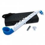 Image links to product page for Nuvo N520JWBL JSax 2.0, White with Blue Trim