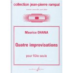 Image links to product page for Quatre Improvisations for Solo Flute