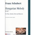 Image links to product page for Hungarian Melody arranged for Flute, Clarinet, Horn, Bassoon, D817