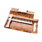 Image links to product page for 3D Upright Piano Greetings Card