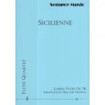 Image links to product page for Sicilienne for Flute Quartet, Op78