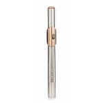 Image links to product page for McKenna 95-5 Ag/Pt Flute Headjoint with 18k White Riser, 14k Rose Lip and Adler Wings