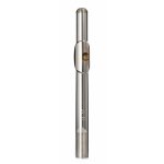 Image links to product page for McKenna 85/15 Ag/Au Flute Headjoint with 14k Rose Riser and Adler Wings