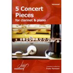 Image links to product page for 5 Concert Pieces for Bb Clarinet & Piano