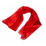 Image links to product page for Music Scarf, Red with Tiny Treble Clefs
