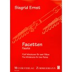 Image links to product page for Facets: Five Miniatures for Two Flutes