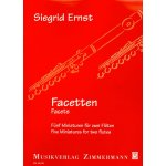Image links to product page for Facets: Five Miniatures for Two Flutes