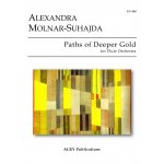 Image links to product page for Paths of Deeper Gold for Flute Orchestra