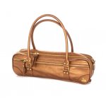 Image links to product page for Fluterscooter Designer Flute Handbag, Holiday Gold