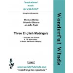 Image links to product page for Three English Madrigals [5 Saxes]