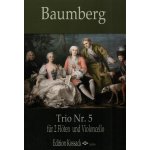 Image links to product page for Trio No. 5 for Two Flutes and Cello, Op. 1