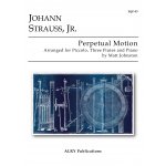 Image links to product page for Perpetual Motion for Four Flutes and Piano