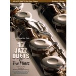 Image links to product page for 17 Jazz Duets for Two Flutes (includes CD)