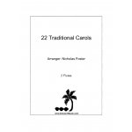 Image links to product page for 22 Traditional Carols for Two Flutes