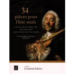 Image links to product page for 34 Pieces for Flute Alone: Solos from the 18th Century