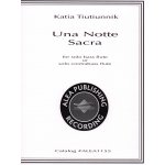 Image links to product page for Una Notte Sacra for Solo Bass Flute