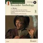 Image links to product page for Renaissance Recorder Anthology for Treble Recorder and Piano, Vol 3 (includes Online Audio)