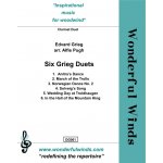 Image links to product page for Six Grieg Duets for Two Bb Clarinets
