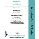 Image links to product page for Six Grieg Duets for Two Saxophones