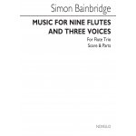 Image links to product page for Music for Nine Flutes and Three Voices