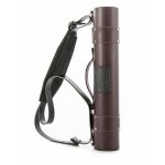 Image links to product page for Wiseman Leather Flute and Piccolo Case, Burgundy Laurel Leather with Black and Gold Lining
