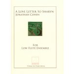 Image links to product page for A Love Letter to Sharyn for Low Flute Ensemble