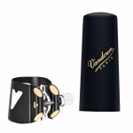 Image links to product page for Vandoren LC01BP Clarinet Optimum Ligature & Cap, Black Finish