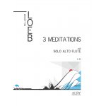 Image links to product page for Three Meditations for Alto Flute Solo